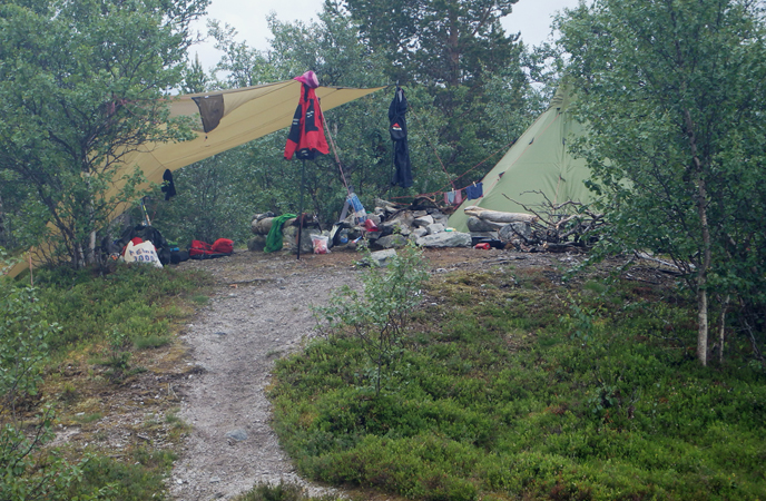 5 basecamp ved Grøtåa